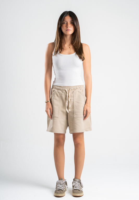 BEIGE SHORTS